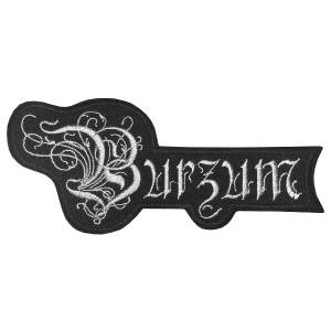 Нашивка Burzum вышитая вырезанная