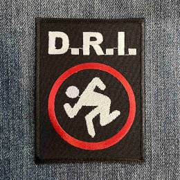 Нашивка D.R.I. Logo вишита