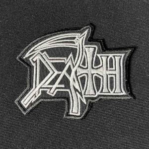 Нашивка Death White Logo вишита вирізана