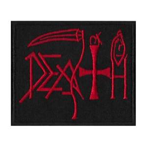 Нашивка Death Red Logo вышитая