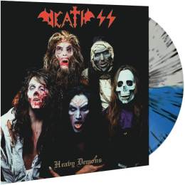 Death SS - Heavy Demons LP (Gatefold Blue & White With Black Splatter Vinyl)