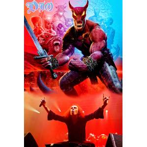 Плакат на баннерной основе Dio Live