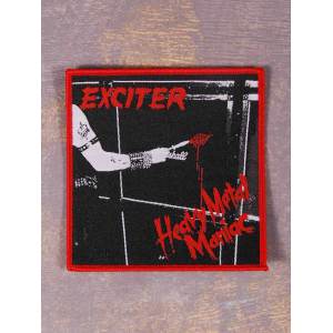 Нашивка Exciter - Heavy Metal Maniac квадратная тканая