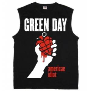 Футболка без рукавов Green Day - American Idiot