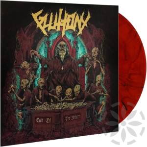 Gluttony - Cult of the Unborn LP (Red / Black Marbled Vinyl)