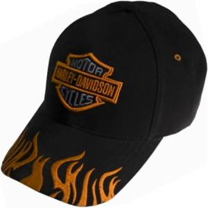 Бейсболка Harley Davidson пламя (Premium)
