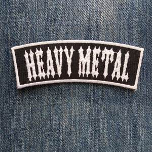 Нашивка Heavy Metal White вишита арка