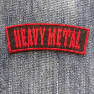 Нашивка Heavy Metal Red вишита арка