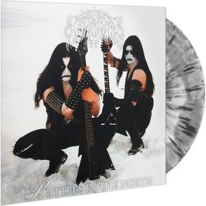 Immortal - Battles In The North LP (Gatefold White / Silver With Black Splatter Vinyl)