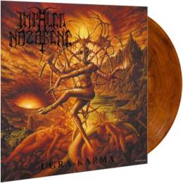 Impaled Nazarene - Ugra - Karma LP (Gatefold Orange Crush / Black Galaxy Vinyl)