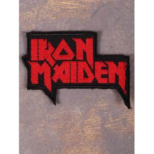 Нашивка Iron Maiden Logo вышитая вырезанная