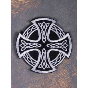 Нашивка Кельтський хрест із візерунком вишита