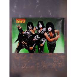 Плакат на баннерной основе Kiss 2