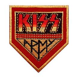 Нашивка Kiss Army вишита