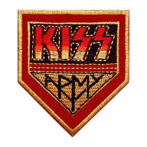 Нашивка Kiss Army вишита