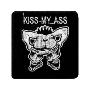 Нашивка Kiss My Ass вишита