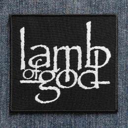 Нашивка Lamb Of God White Logo вишита