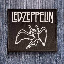 Нашивка Led Zeppelin янгол біла вишита