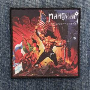 Нашивка Manowar - Warriors Of The World друкована