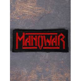 Нашивка Manowar Red Logo вишита