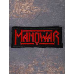 Нашивка Manowar Red Logo вышитая