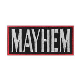 Нашивка Mayhem вишита