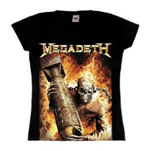 Футболка женская Megadeth - Arsenal Of Megadeth