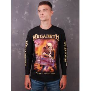 Лонгслив Megadeth - Peace Sells... But Who's Buying? (B&C) чёрный