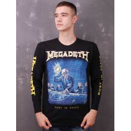 Лонгслив Megadeth - Rust In Peace чёрный