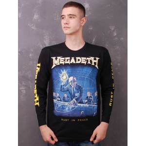 Лонгслив Megadeth - Rust In Peace чёрный
