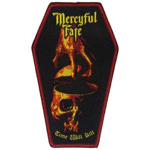 Нашивка Mercyful Fate - Time Will Kill Red тканая