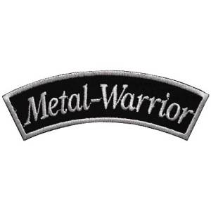 Нашивка Metal Warior вышитая арка