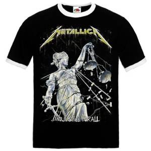 Футболка мужская Metallica - ...And Justice For All Ringer