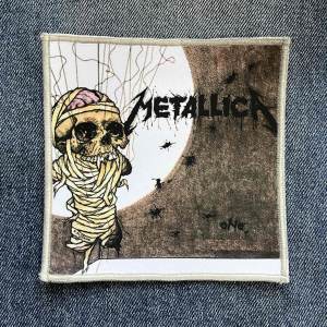 Нашивка Metallica - One друкована біла кайма