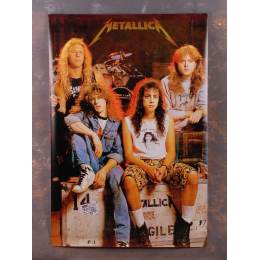 Плакат на баннерной основе Metallica 1