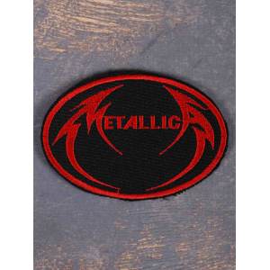 Нашивка Metallica вишита овал