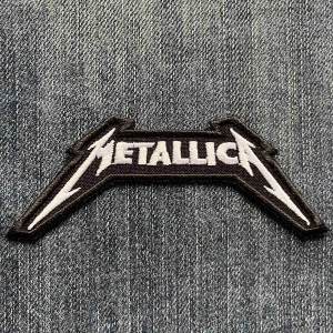 Нашивка Metallica White Logo вишита вирізана
