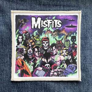 Нашивка Misfits Collage друкована біла кайма