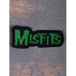 Нашивка Misfits зелена вишита
