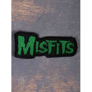 Нашивка Misfits зеленая вышитая