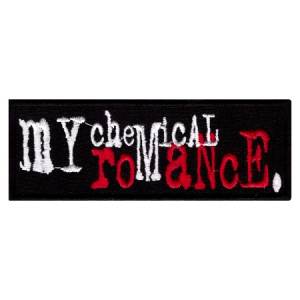Нашивка My Chemical Romance White/Red Logo вышитая