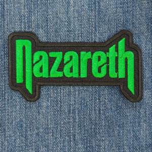 Нашивка Nazareth Green Logo вишита фігурна