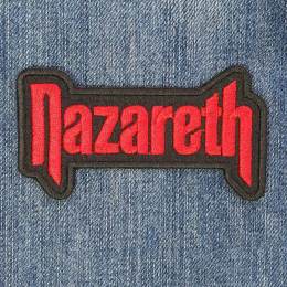 Нашивка Nazareth Red Logo вишита фігурна