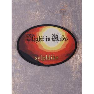 Нашивка Night In Gales - Sylphlike чорна ткана овал