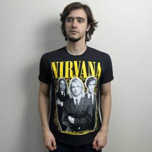 Футболка Nirvana Band (FOTL) чорна