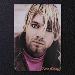 Плакат на баннерной основе Nirvana - Kurt Cobain 2