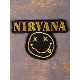 Нашивка Nirvana Logo And Smile вишита