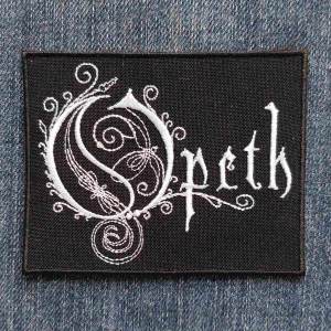 Нашивка Opeth White Logo вишита