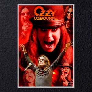 Плакат на баннерной основе Ozzy Osbourne 8
