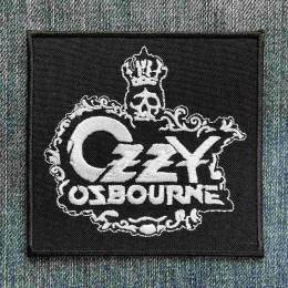 Нашивка Ozzy Osbourne New Logo White вишита